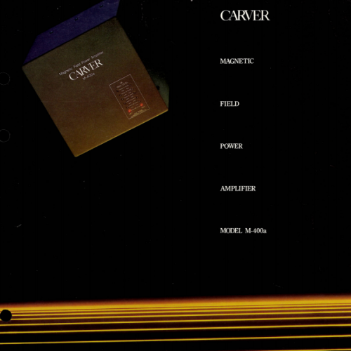 More information about "Carver Sales Flyer - M-400a Magnietic Field Power Amplifier.PDF"